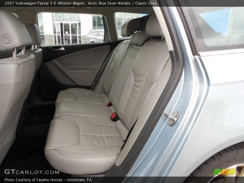 Rear Seat of 2007 Passat 3.6 4Motion Wagon