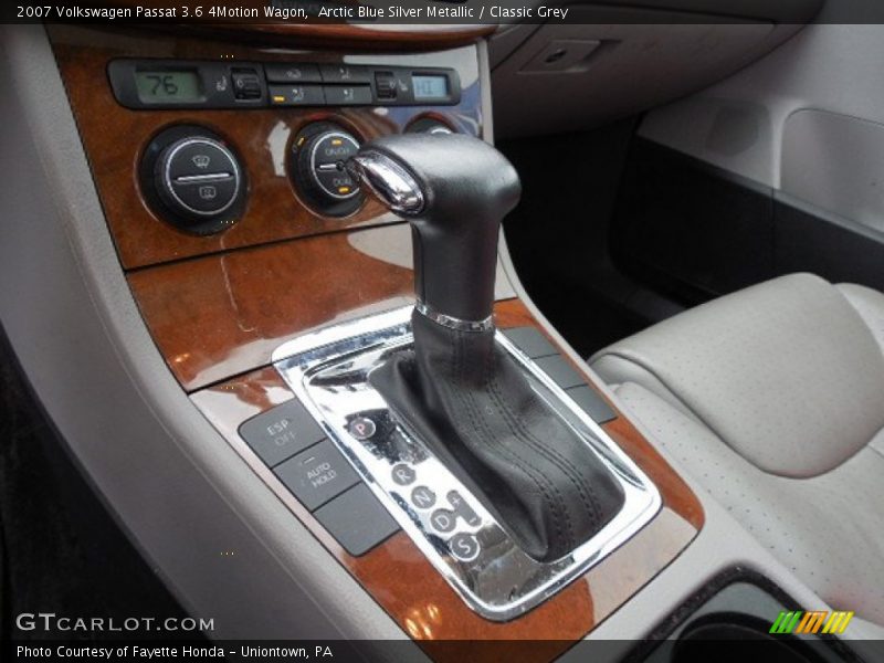 2007 Passat 3.6 4Motion Wagon 6 Speed Tiptronic Automatic Shifter
