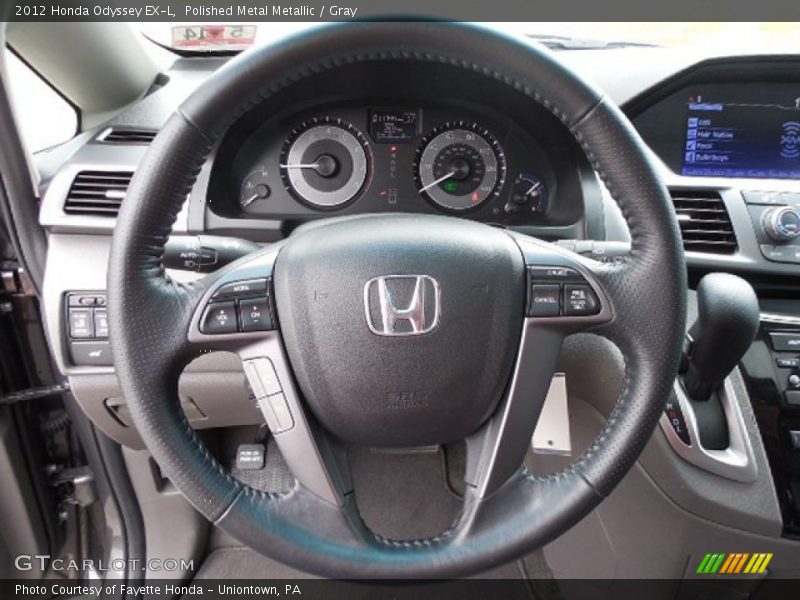 Polished Metal Metallic / Gray 2012 Honda Odyssey EX-L