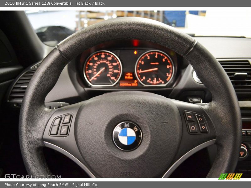 Jet Black / Black 2010 BMW 1 Series 128i Convertible