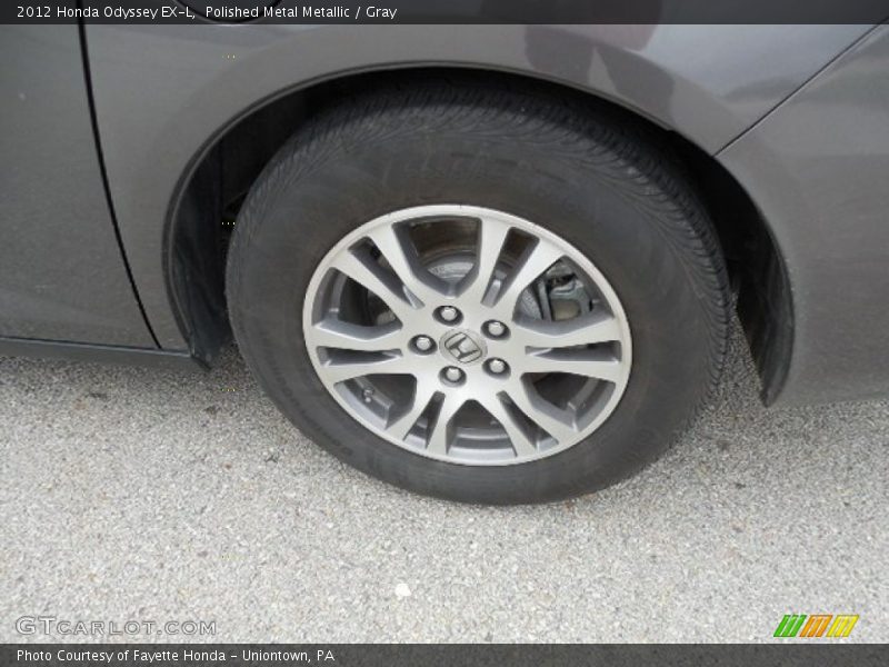 Polished Metal Metallic / Gray 2012 Honda Odyssey EX-L