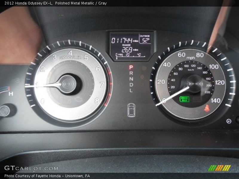 Polished Metal Metallic / Gray 2012 Honda Odyssey EX-L