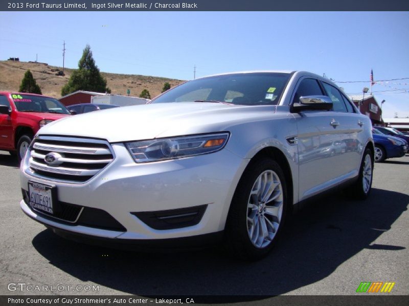 Ingot Silver Metallic / Charcoal Black 2013 Ford Taurus Limited
