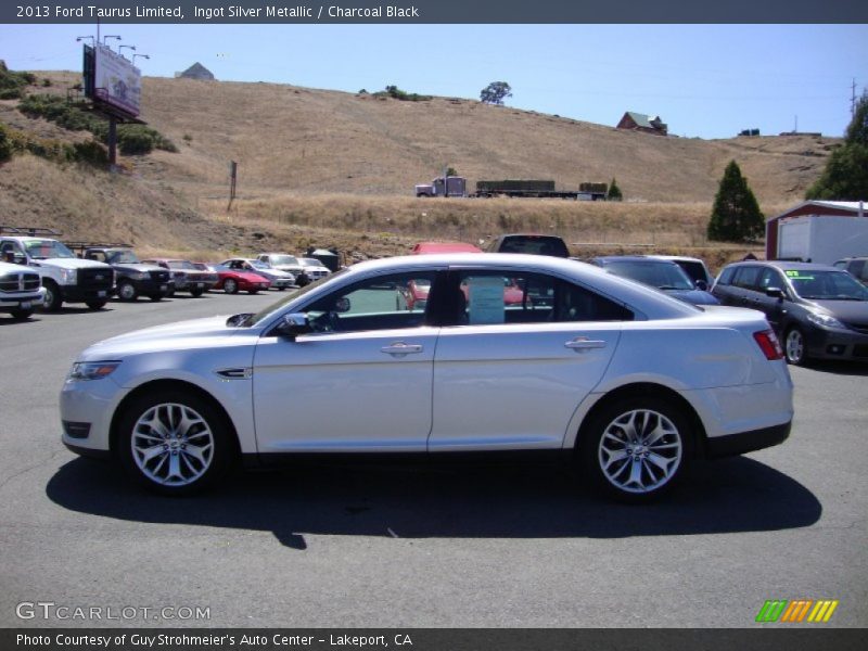 Ingot Silver Metallic / Charcoal Black 2013 Ford Taurus Limited