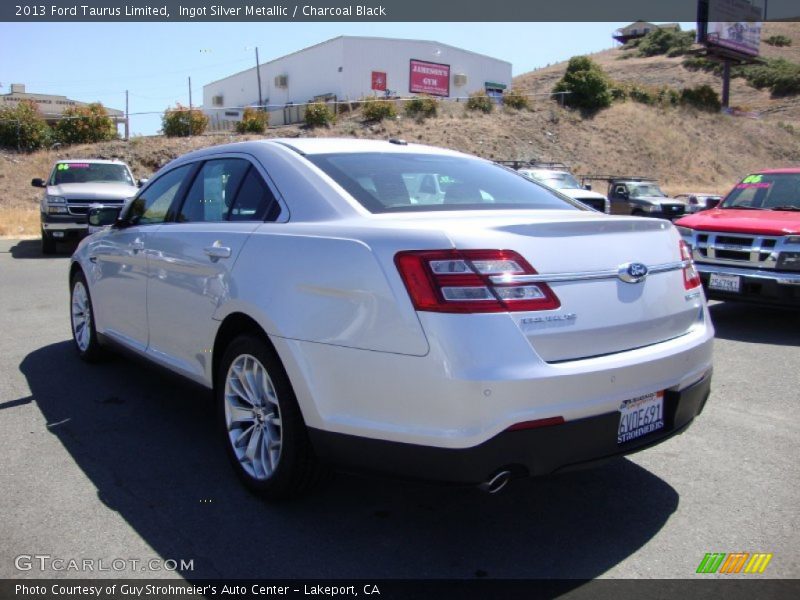 Ingot Silver Metallic / Charcoal Black 2013 Ford Taurus Limited