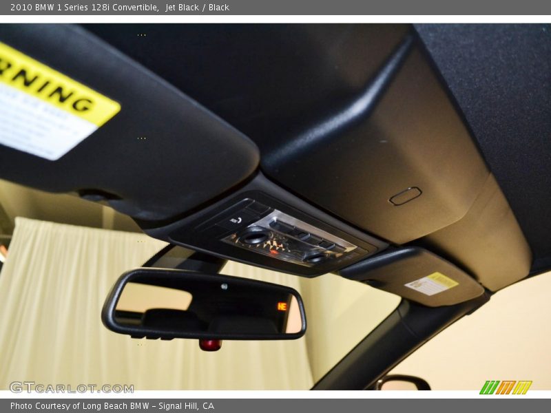 Jet Black / Black 2010 BMW 1 Series 128i Convertible