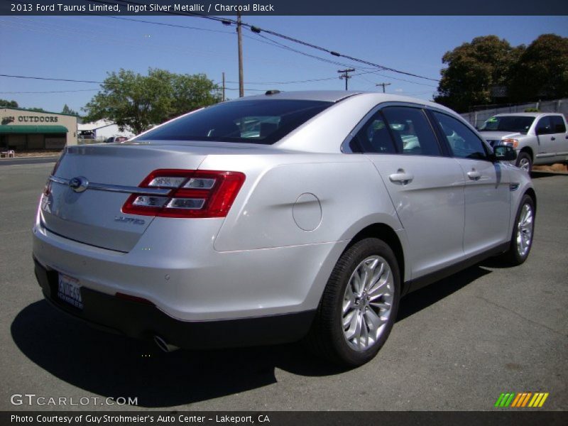 Ingot Silver Metallic / Charcoal Black 2013 Ford Taurus Limited