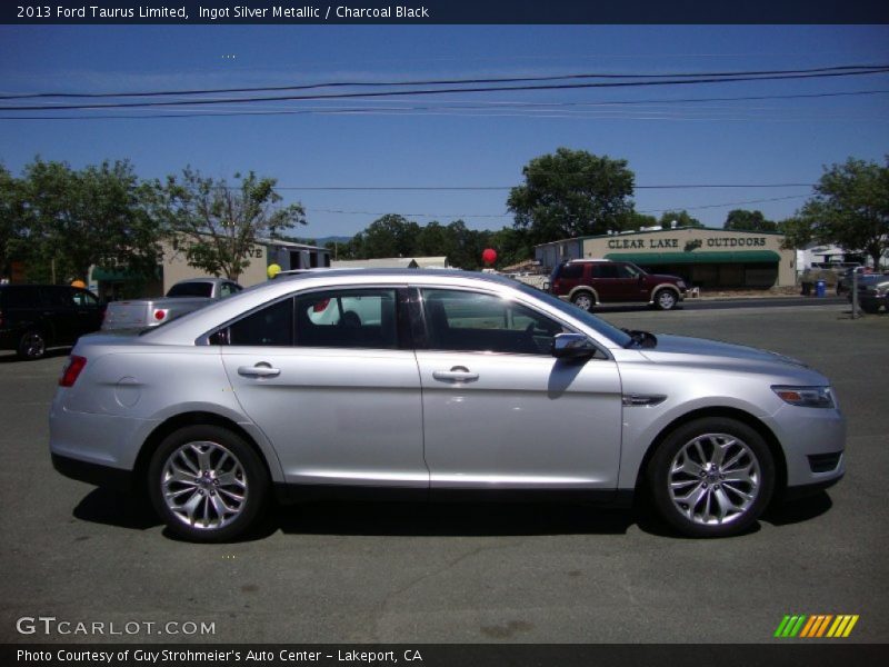 Ingot Silver Metallic / Charcoal Black 2013 Ford Taurus Limited