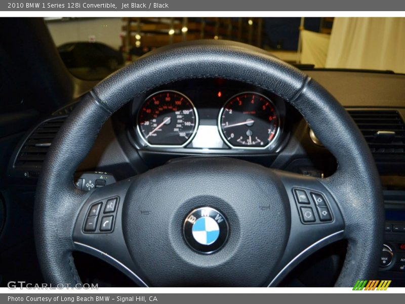 Jet Black / Black 2010 BMW 1 Series 128i Convertible
