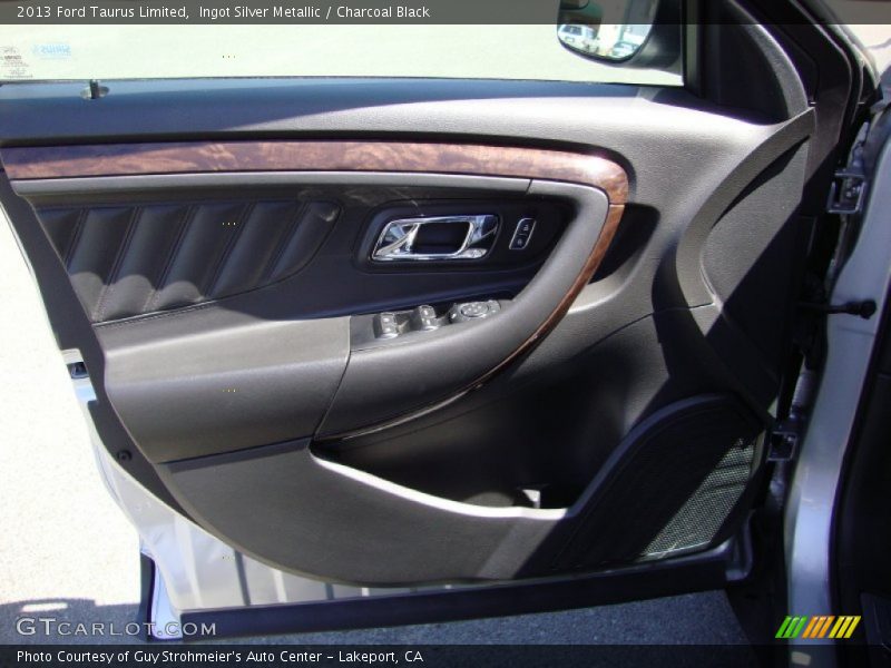 Ingot Silver Metallic / Charcoal Black 2013 Ford Taurus Limited