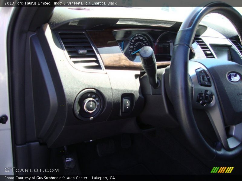 Ingot Silver Metallic / Charcoal Black 2013 Ford Taurus Limited