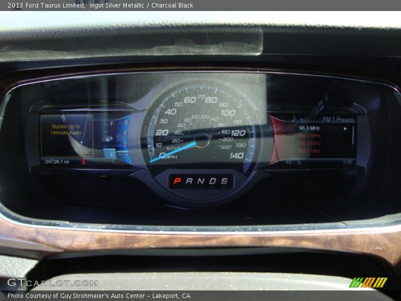 Ingot Silver Metallic / Charcoal Black 2013 Ford Taurus Limited