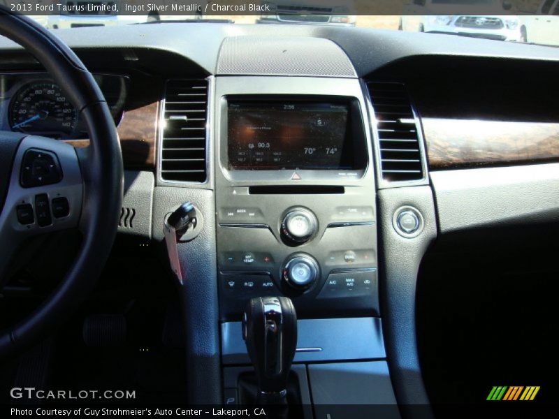 Ingot Silver Metallic / Charcoal Black 2013 Ford Taurus Limited