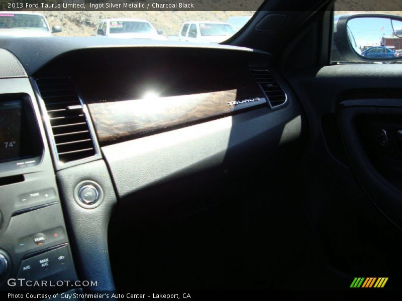 Ingot Silver Metallic / Charcoal Black 2013 Ford Taurus Limited