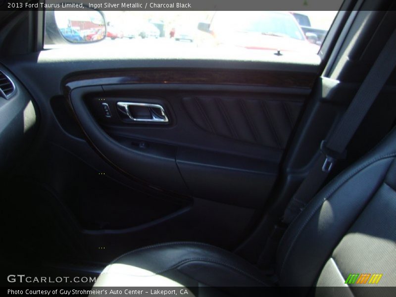 Ingot Silver Metallic / Charcoal Black 2013 Ford Taurus Limited