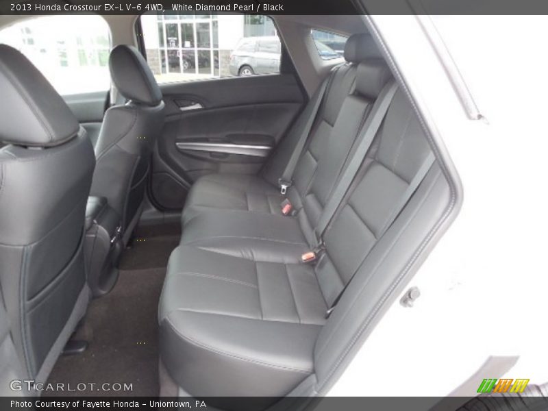 Rear Seat of 2013 Crosstour EX-L V-6 4WD