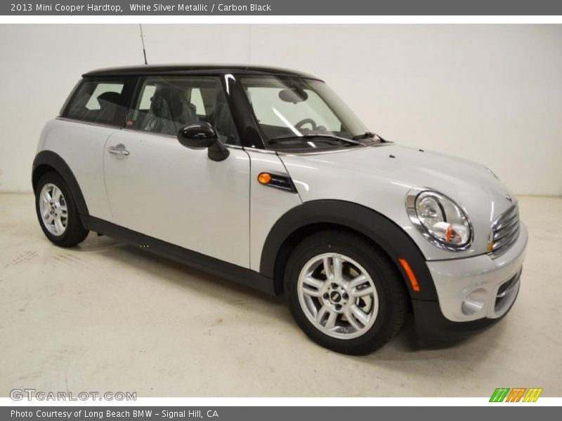 White Silver Metallic / Carbon Black 2013 Mini Cooper Hardtop