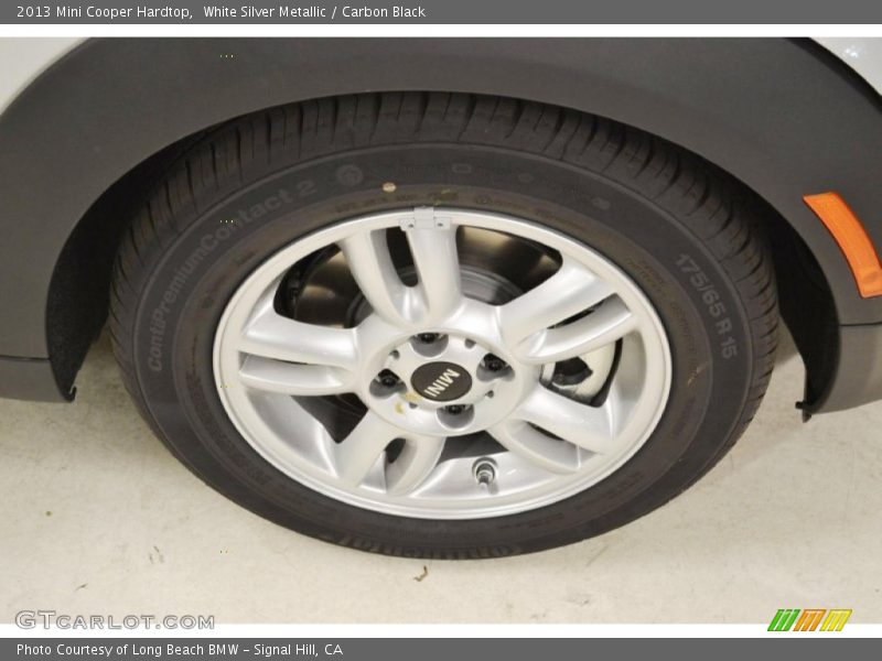 White Silver Metallic / Carbon Black 2013 Mini Cooper Hardtop
