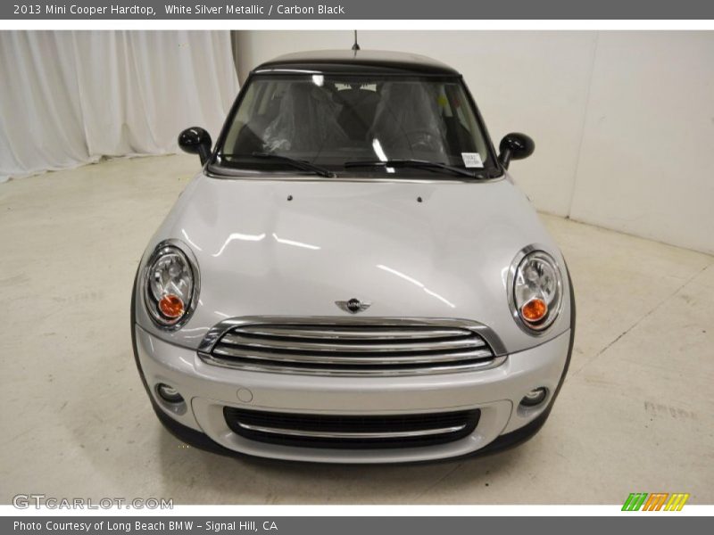 White Silver Metallic / Carbon Black 2013 Mini Cooper Hardtop