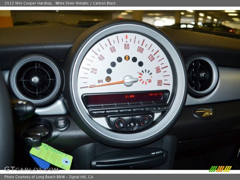 White Silver Metallic / Carbon Black 2013 Mini Cooper Hardtop