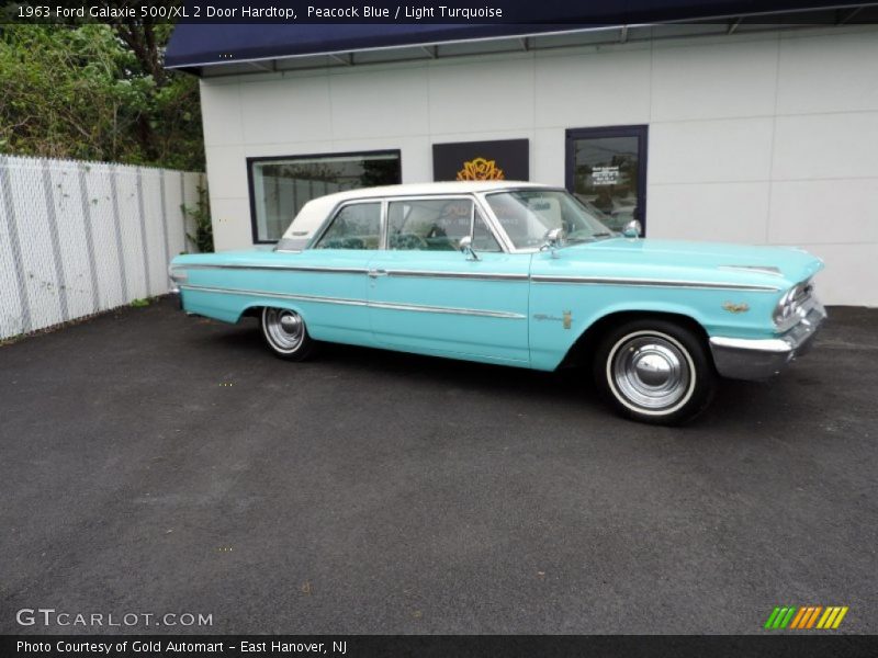 Peacock Blue / Light Turquoise 1963 Ford Galaxie 500/XL 2 Door Hardtop