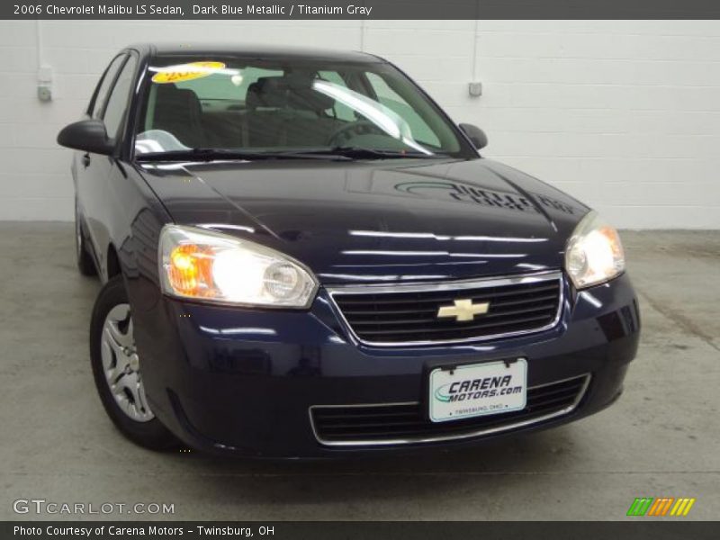 Dark Blue Metallic / Titanium Gray 2006 Chevrolet Malibu LS Sedan