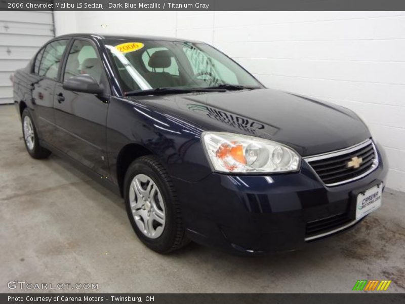 Dark Blue Metallic / Titanium Gray 2006 Chevrolet Malibu LS Sedan