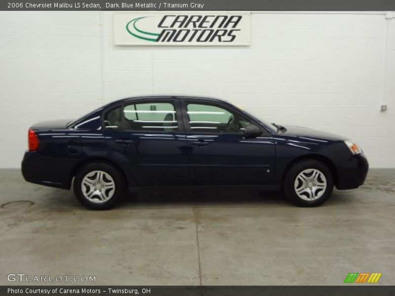 Dark Blue Metallic / Titanium Gray 2006 Chevrolet Malibu LS Sedan