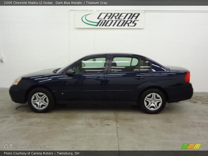 Dark Blue Metallic / Titanium Gray 2006 Chevrolet Malibu LS Sedan