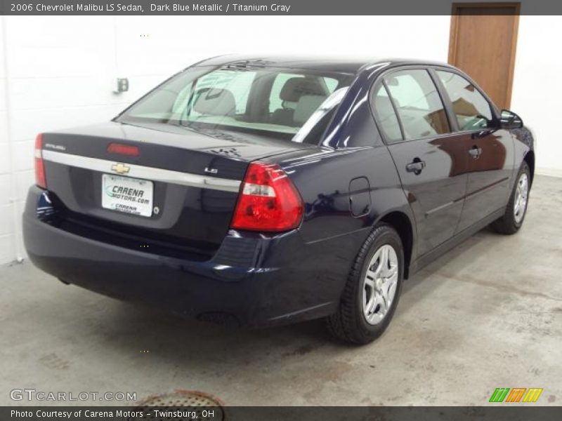 Dark Blue Metallic / Titanium Gray 2006 Chevrolet Malibu LS Sedan