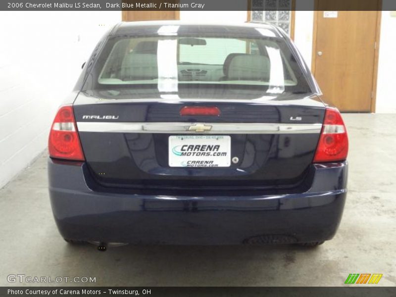 Dark Blue Metallic / Titanium Gray 2006 Chevrolet Malibu LS Sedan
