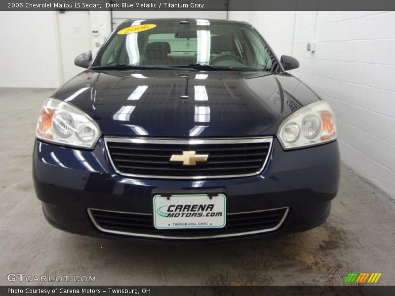 Dark Blue Metallic / Titanium Gray 2006 Chevrolet Malibu LS Sedan