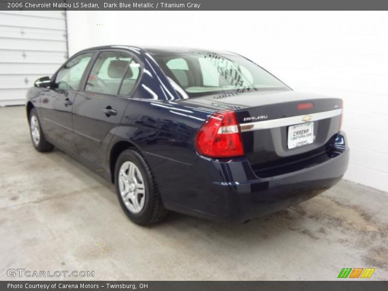 Dark Blue Metallic / Titanium Gray 2006 Chevrolet Malibu LS Sedan