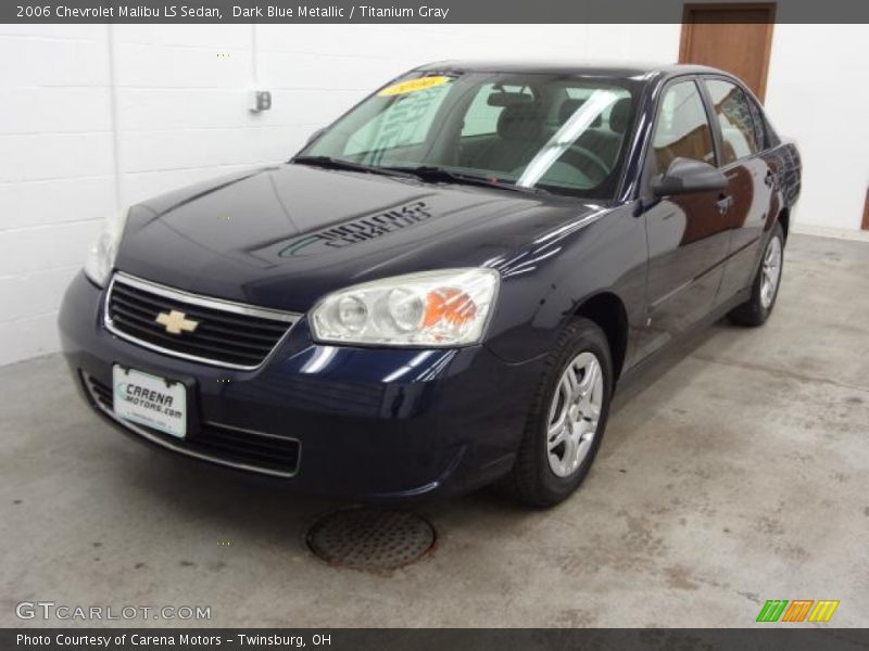 Dark Blue Metallic / Titanium Gray 2006 Chevrolet Malibu LS Sedan