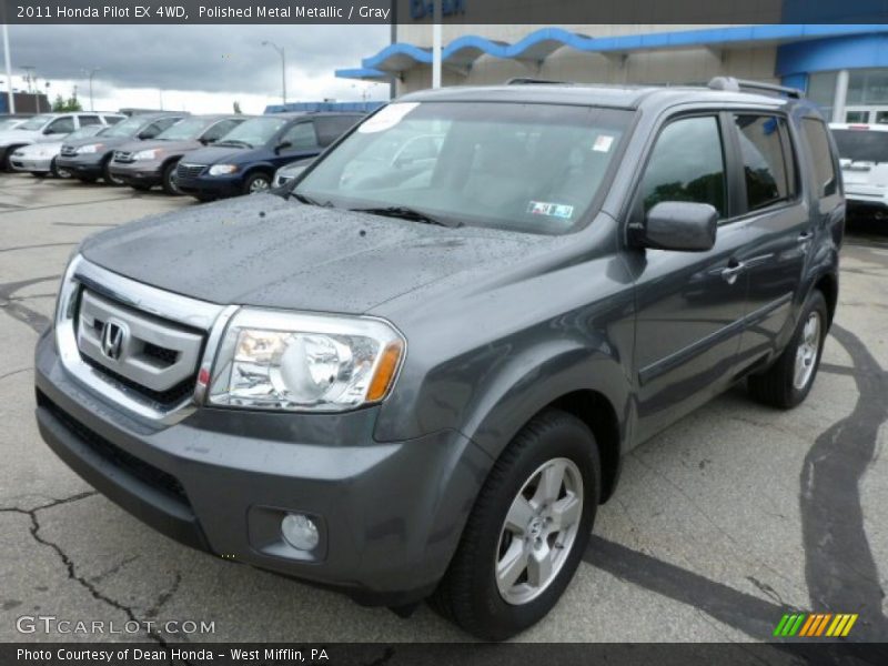 Polished Metal Metallic / Gray 2011 Honda Pilot EX 4WD