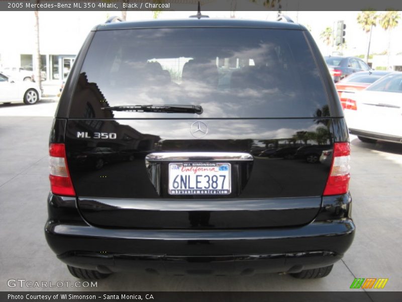 Black / Charcoal 2005 Mercedes-Benz ML 350 4Matic