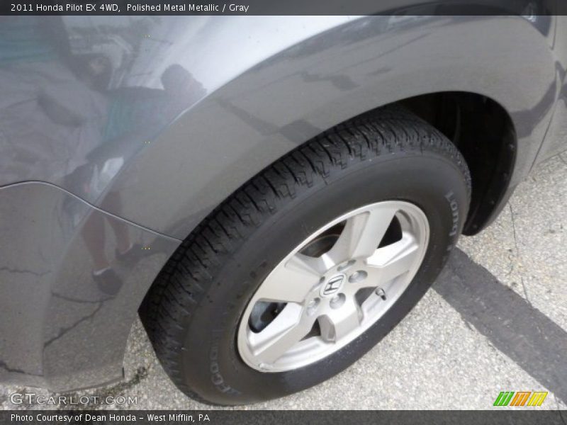 Polished Metal Metallic / Gray 2011 Honda Pilot EX 4WD
