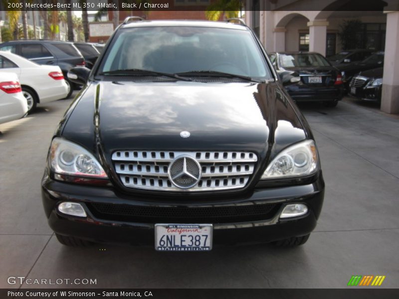 Black / Charcoal 2005 Mercedes-Benz ML 350 4Matic