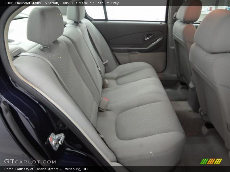 Rear Seat of 2006 Malibu LS Sedan