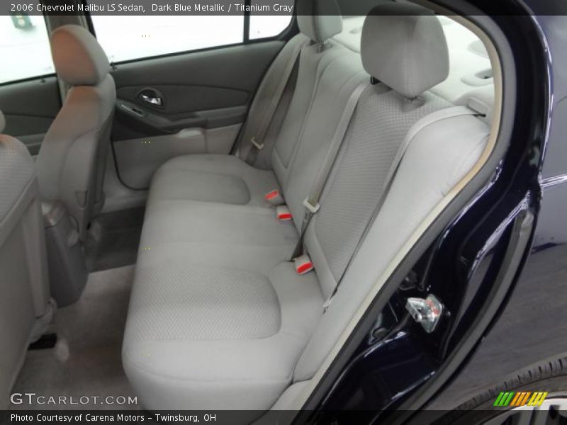 Rear Seat of 2006 Malibu LS Sedan