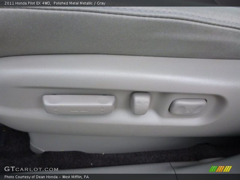 Polished Metal Metallic / Gray 2011 Honda Pilot EX 4WD