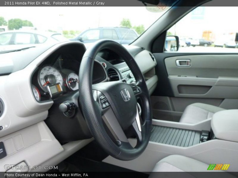 Polished Metal Metallic / Gray 2011 Honda Pilot EX 4WD