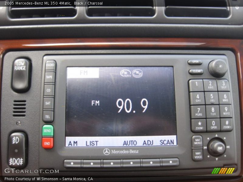 Black / Charcoal 2005 Mercedes-Benz ML 350 4Matic