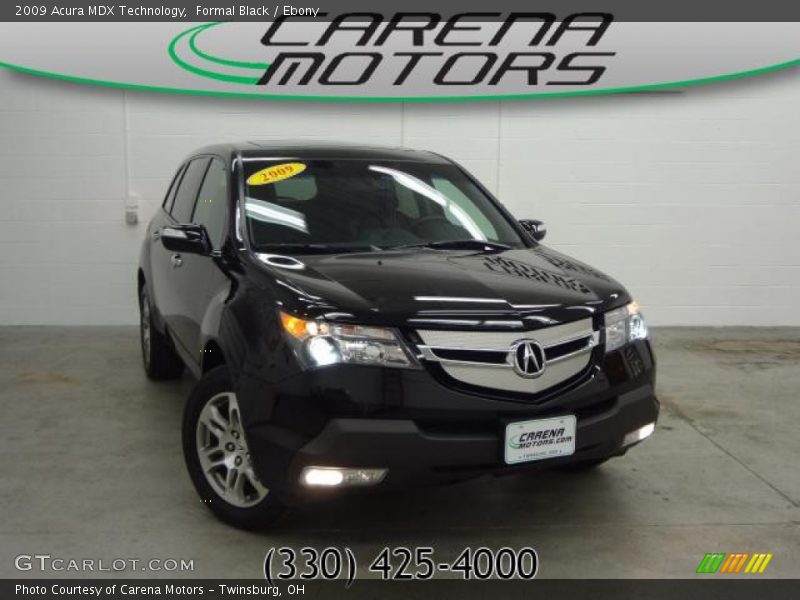 Formal Black / Ebony 2009 Acura MDX Technology