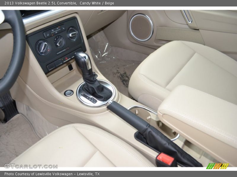 Candy White / Beige 2013 Volkswagen Beetle 2.5L Convertible
