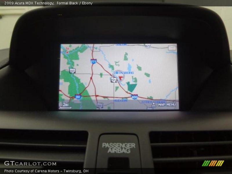 Formal Black / Ebony 2009 Acura MDX Technology