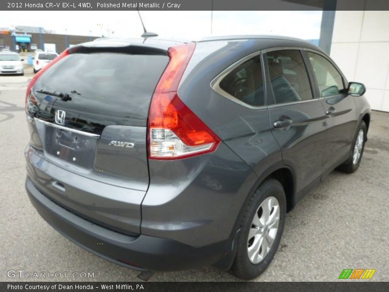 Polished Metal Metallic / Gray 2012 Honda CR-V EX-L 4WD