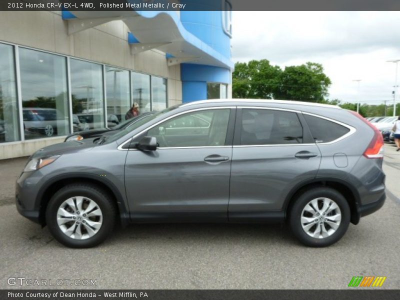 Polished Metal Metallic / Gray 2012 Honda CR-V EX-L 4WD