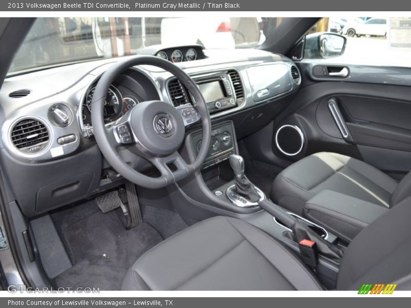 Titan Black Interior - 2013 Beetle TDI Convertible 