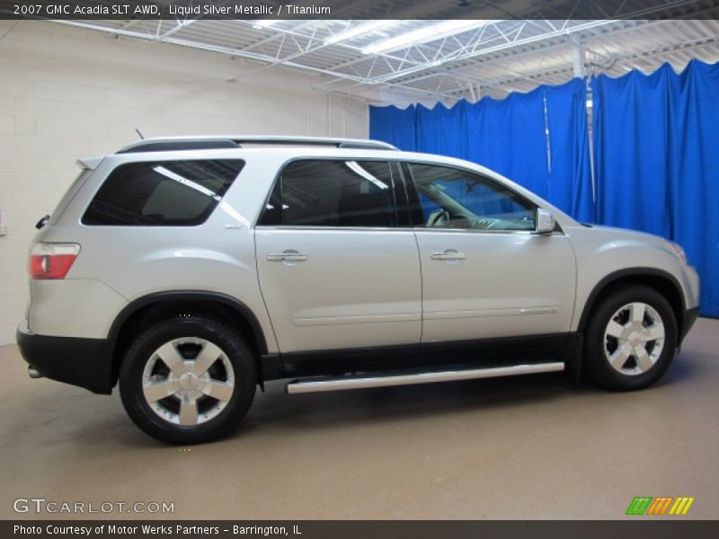 Liquid Silver Metallic / Titanium 2007 GMC Acadia SLT AWD